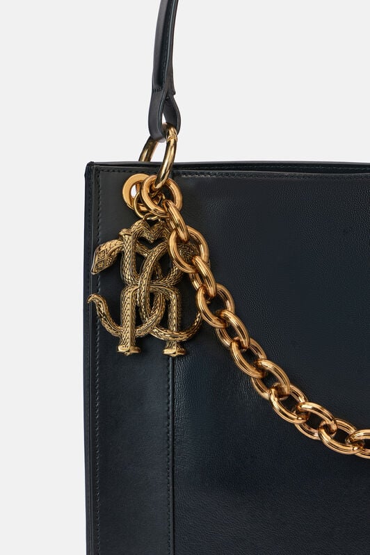 RC Schwarzer Shopper mit Kette RC Schwarzer Shopper mit Kette NERO VKB005-PNE02