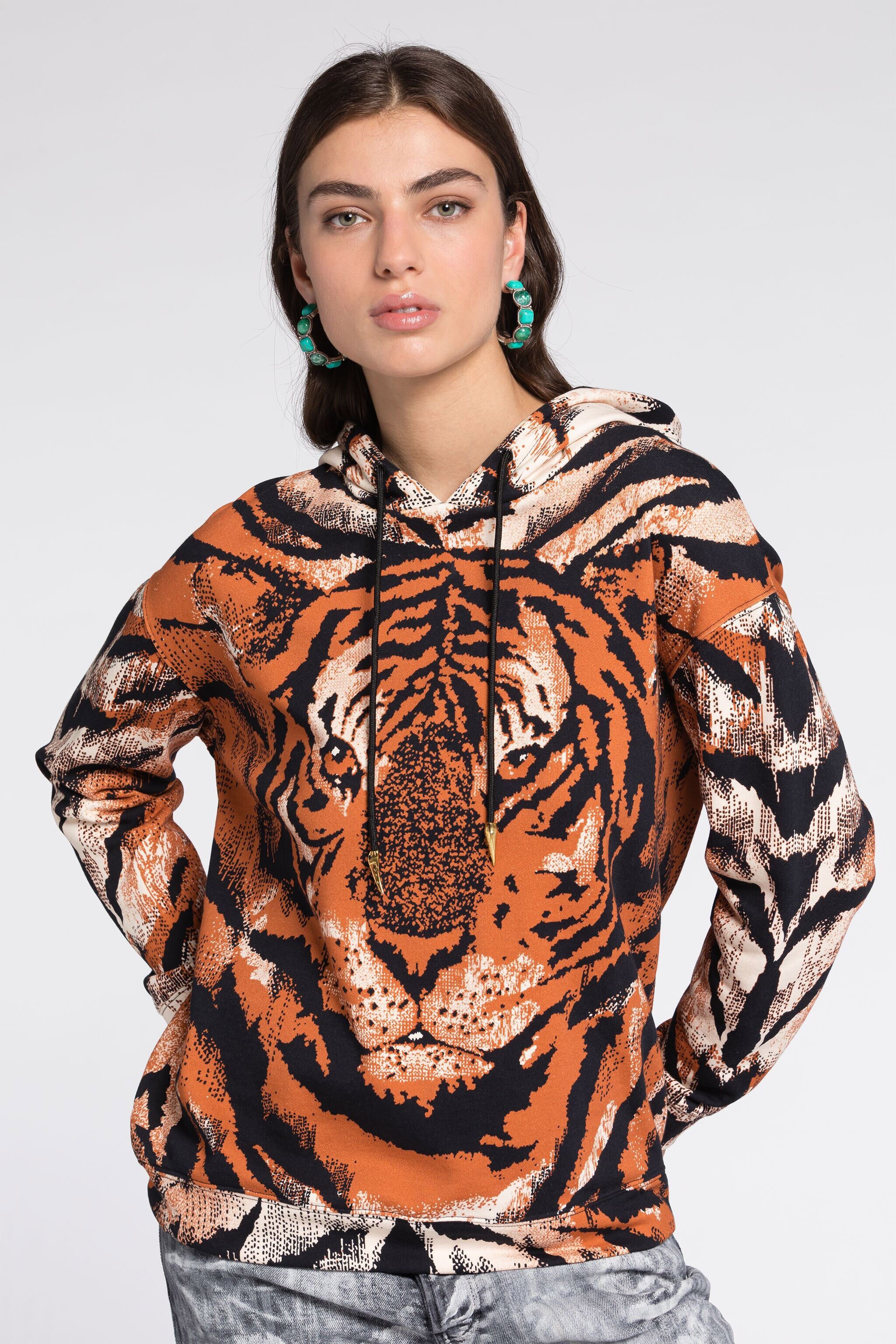 RC Hoodie mit Logo Orange RKT63D-2OH27