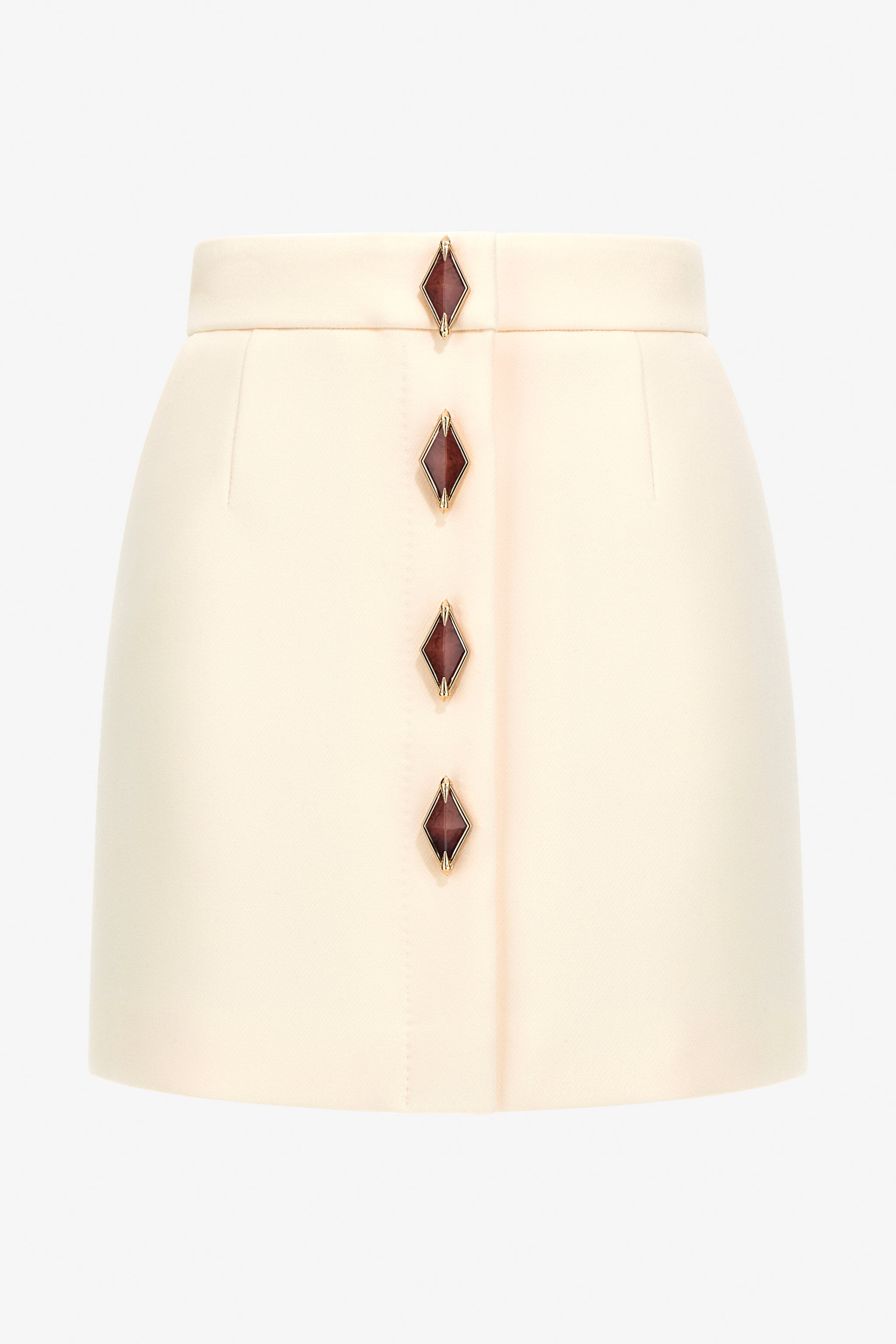 RC Skirt with jewels buttons Elfenbein TWT303-VI037