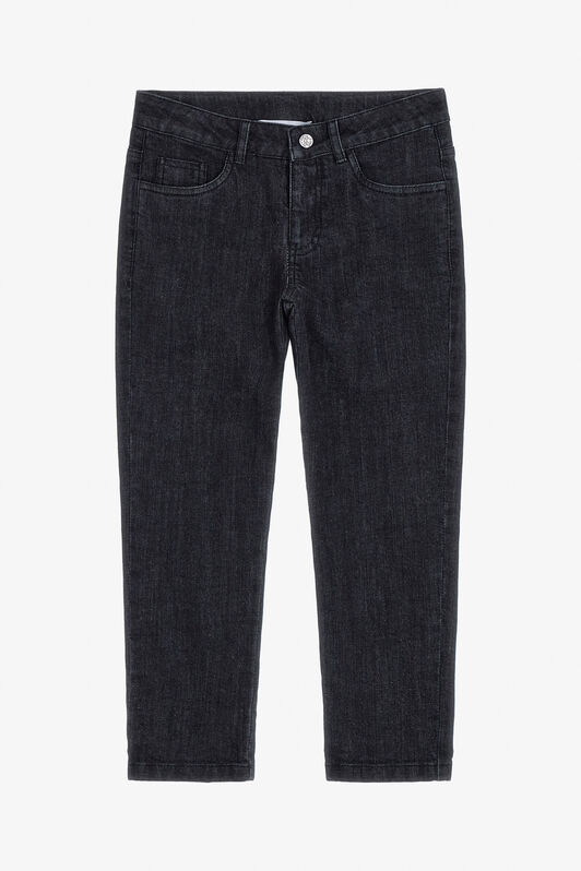 JU Dark Jeans With RC Monogram BLACK TJJ20D-DN001
