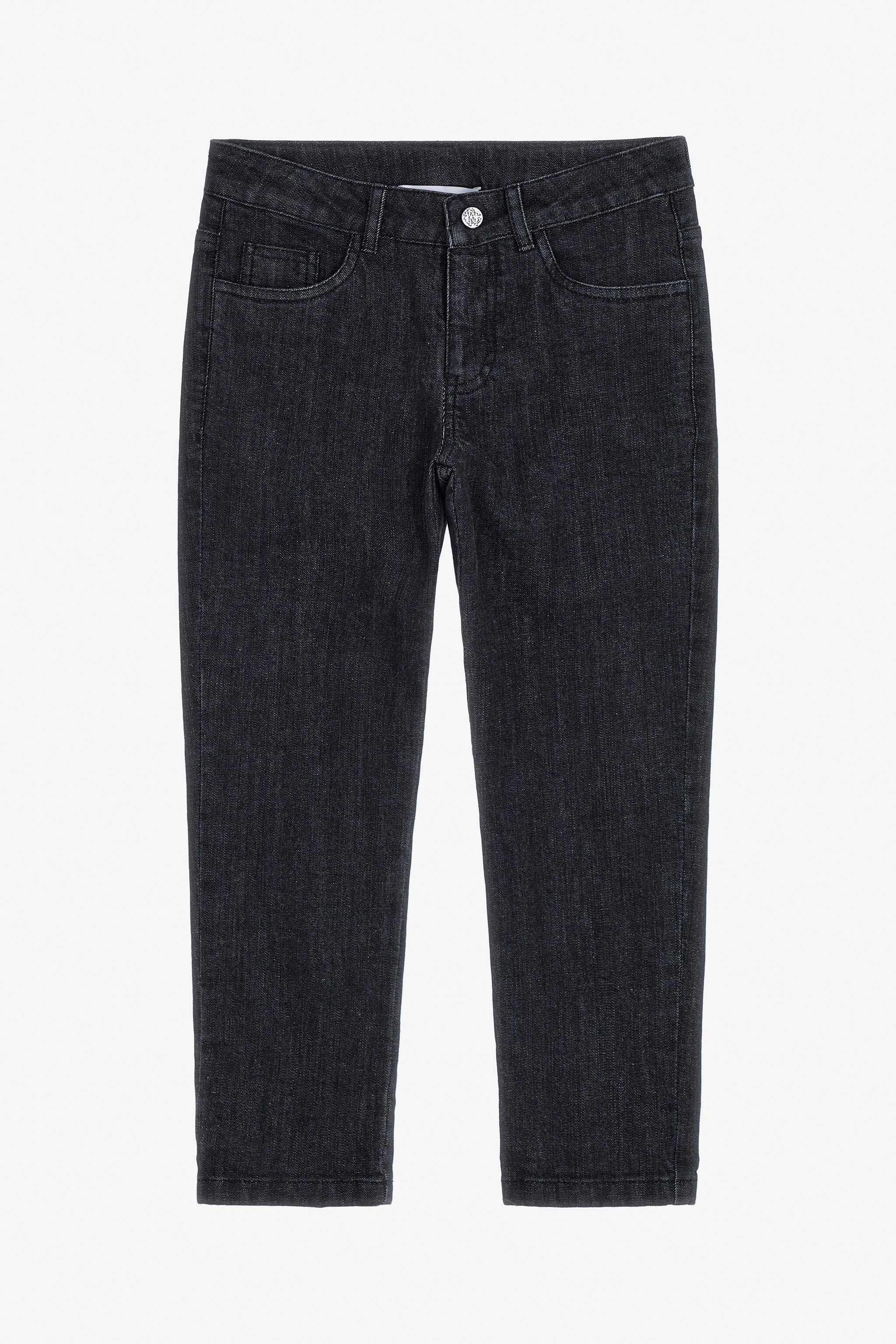 JU Dark Jeans With RC Monogram BLACK TJJ20D-DN001