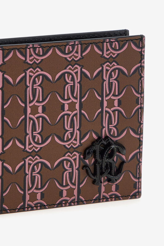 RC Wallet with Monogram Mirror Snake Braun SRA002-FT169