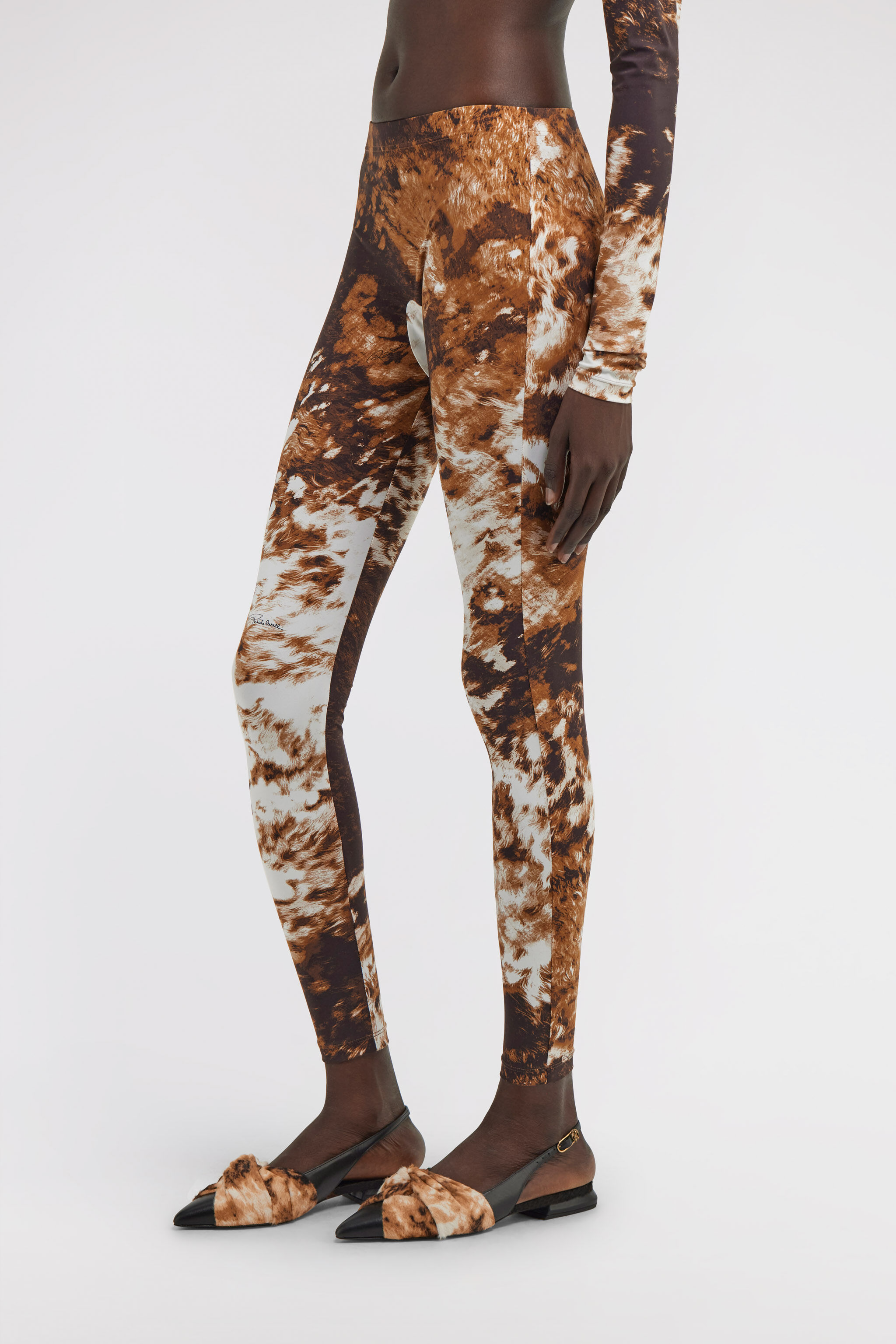 RC Appaloosa Print Leggings Brown TKT25A-HVN08
