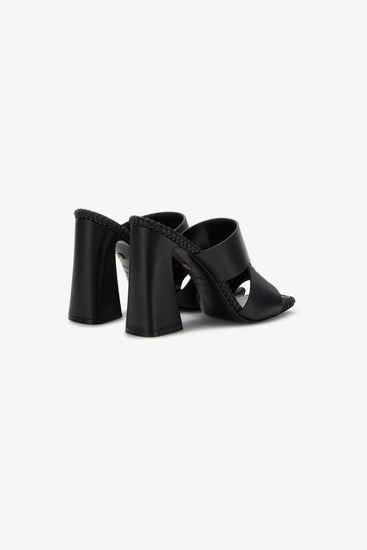 RC Sandals with Monogram Mirror Snake Schwarz SKS004-PZ172