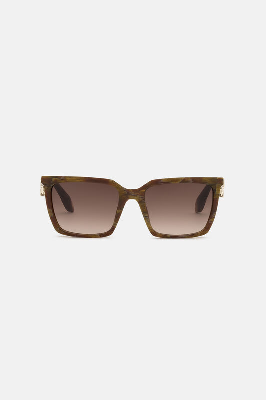 RC Sunglasses with acetate front combined with metal temples BROWN STONE EFFECT VALD12-ID250