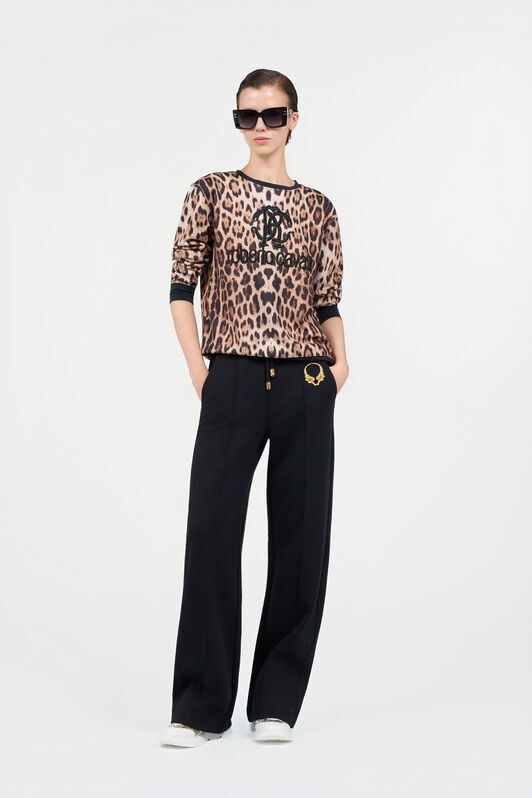 RC Leopard Print Sweatshirt JAGUAR QOT66A-2OG34
