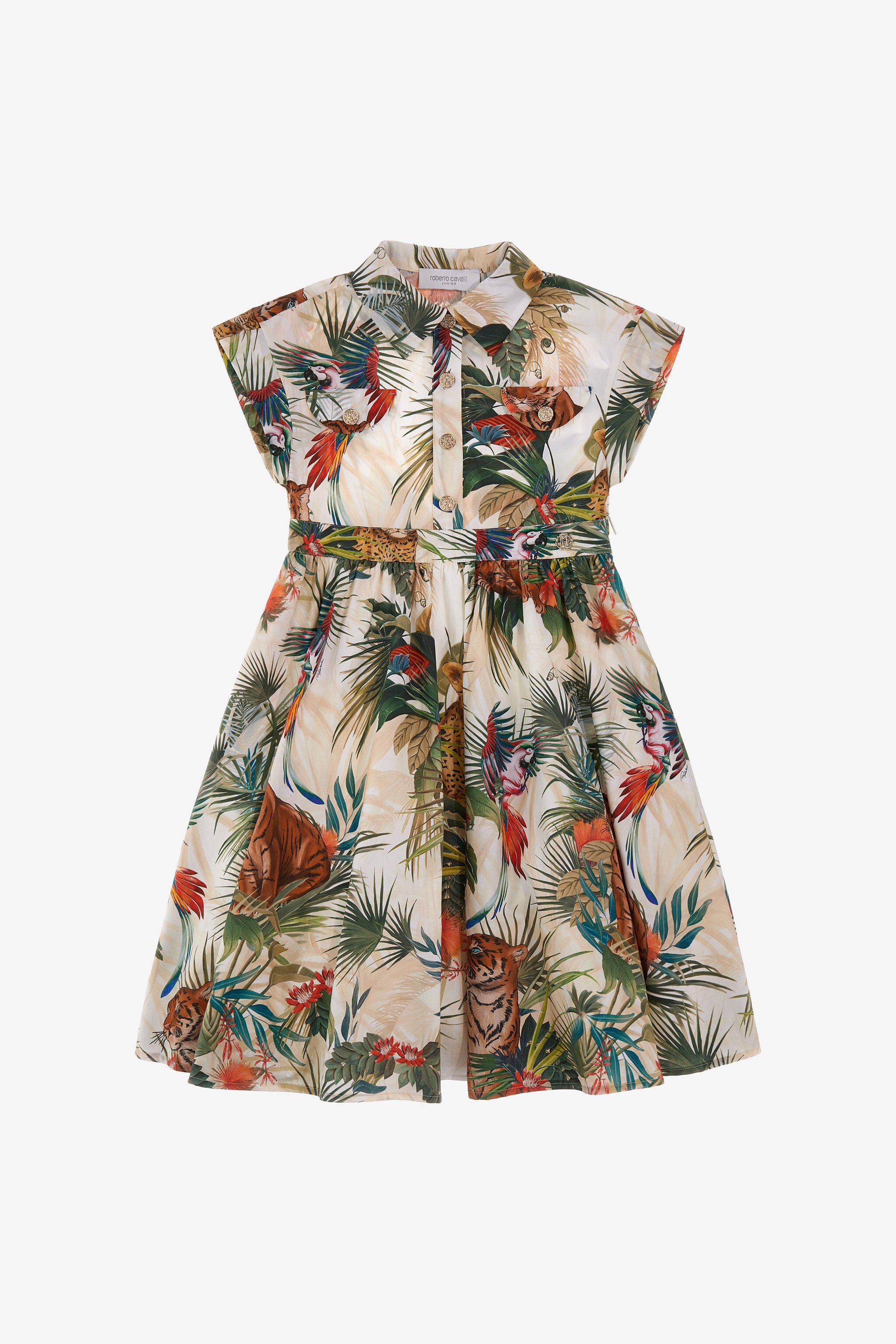JU Jungle print dress Green SJT139-7MI96