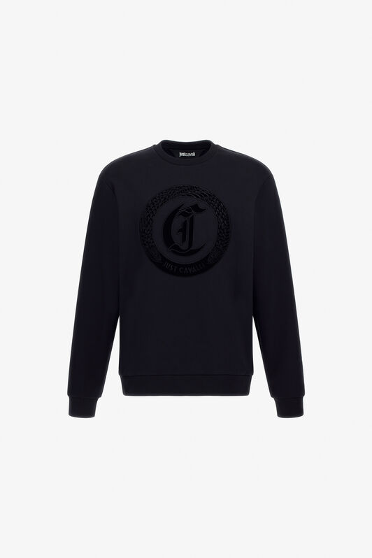 JC Just Cavalli Sweatshirt Black TFT052-TF069