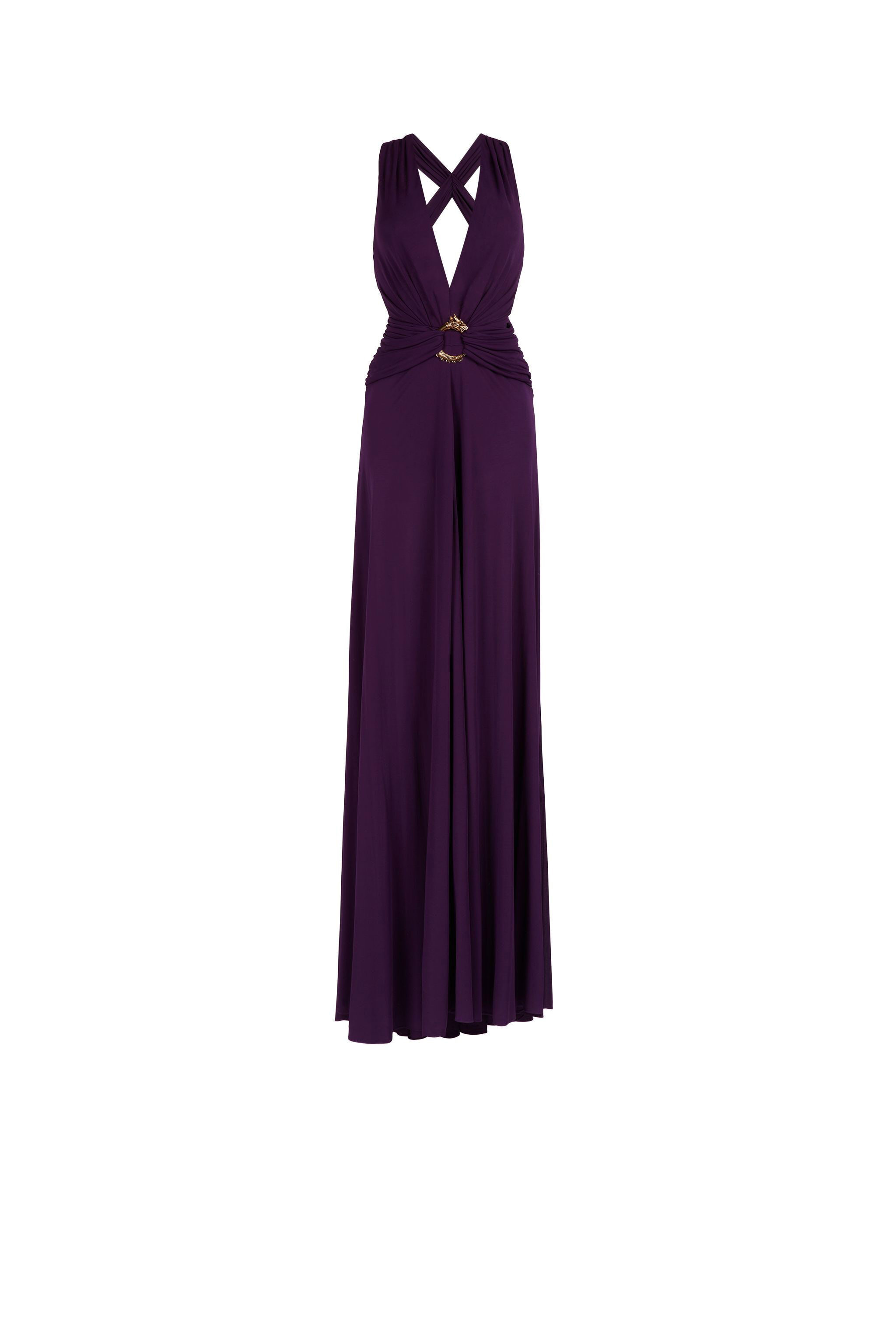RC Robe longue à ornement dragon PURPLE LQT134-JJ035