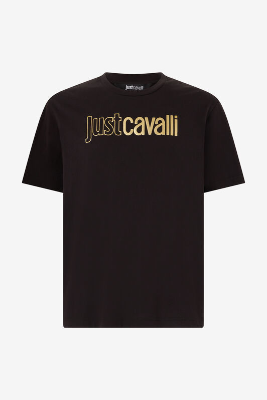 JC T-Shirt With Front Logo Print Black UFT067-UF087