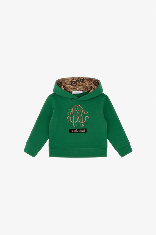 JU RC Logo Sweatshirt Green TJT672-CF050