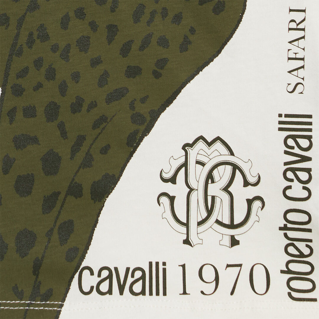 JU Camiseta Safari Edition Con Guepardo Blanco UJT60F-JD001