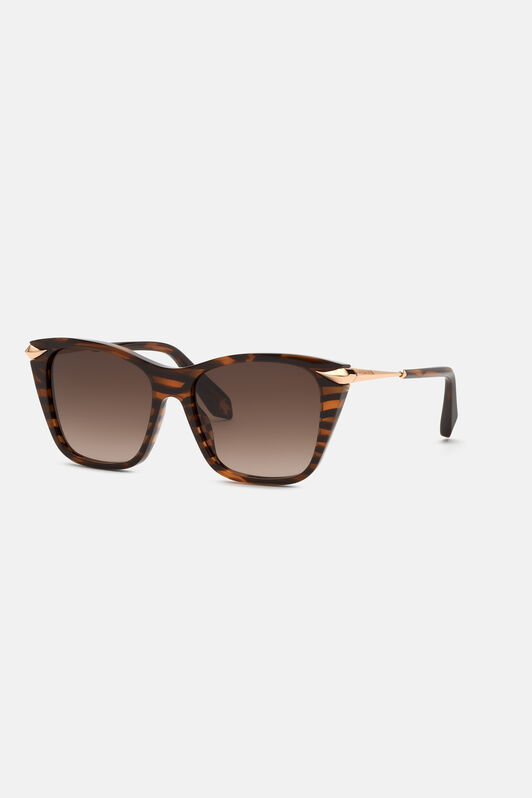 RC Sunglasses with acetate front combined with metal temples SHINY STRIPED CHELSE VALD04-ID240