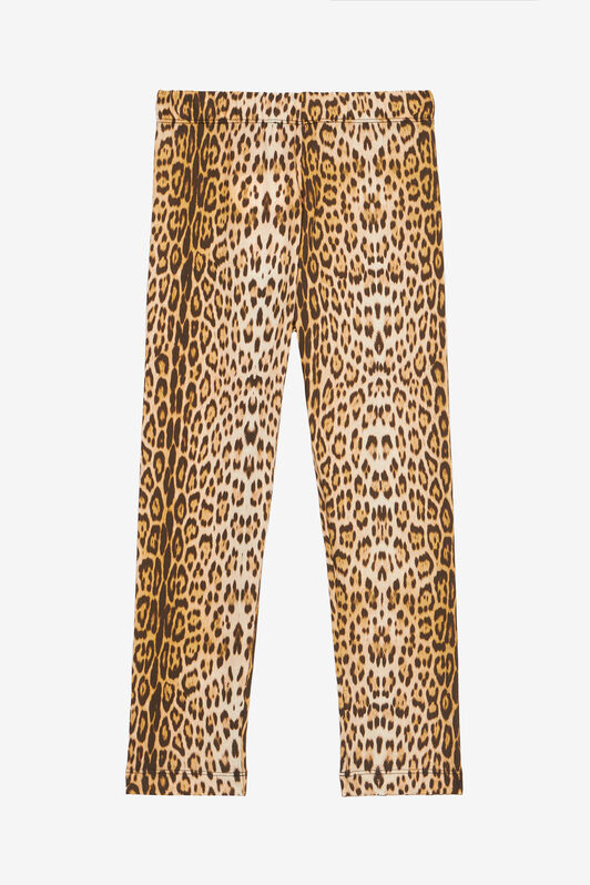 JU Pantalon De Sport À Imprimé Jaguar Skin JU Pantalon De Sport À Imprimé Jaguar Skin Marron clair UJT23D-JFO52