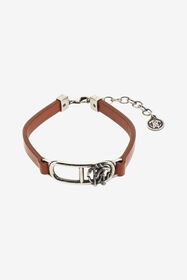 ${brand} Leather bracelet with Monogram RC ${colorDescription} ${masterID}