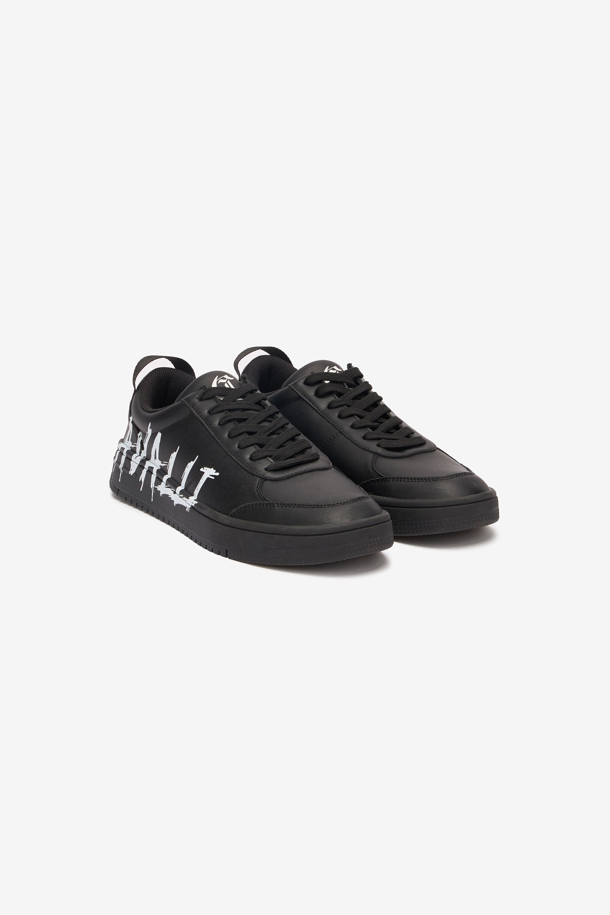JC Sneakers Avec Logo Graffitis Noir UFS022-UF297