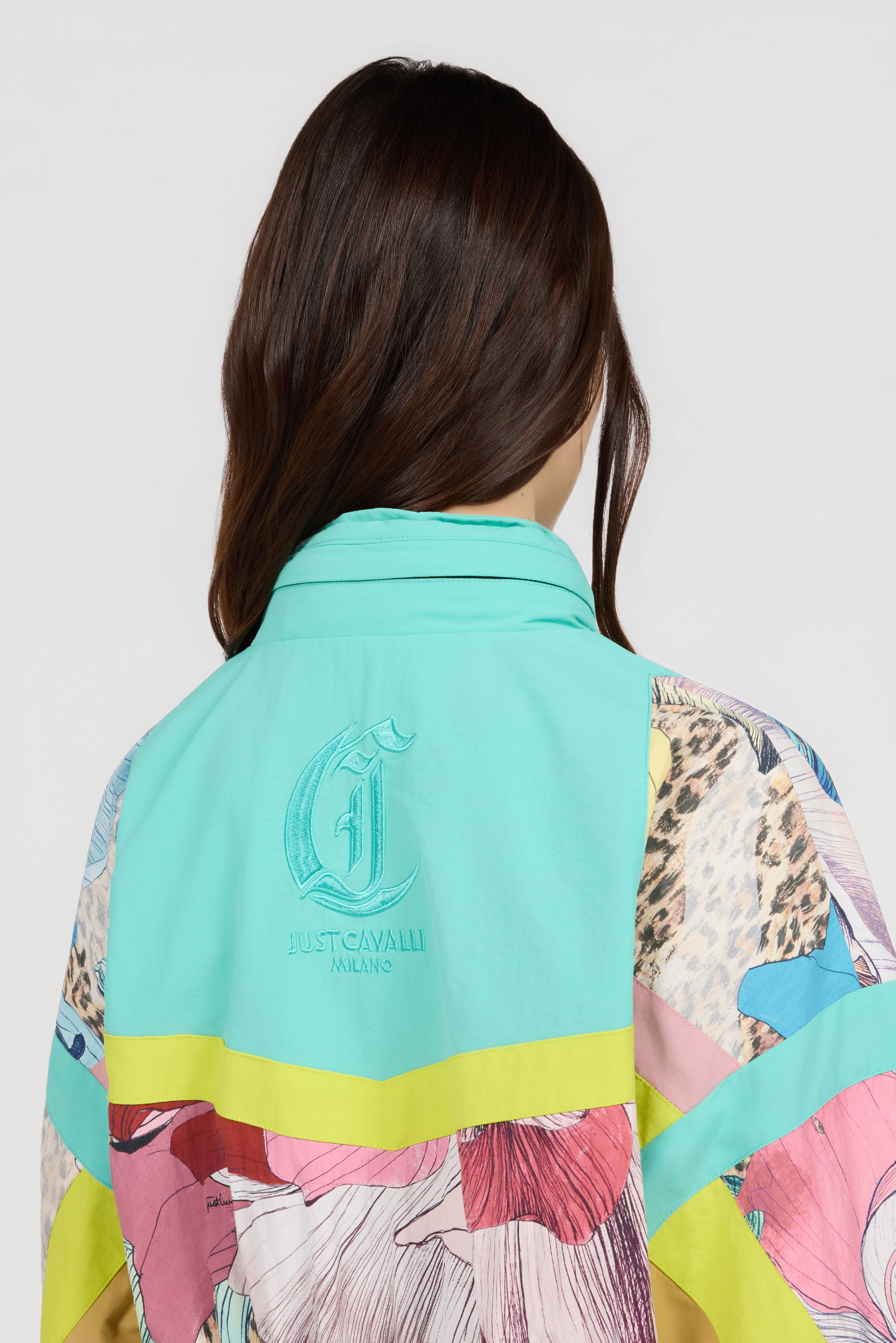 JC Windbreaker im Flower Multicolor Print MULTICOLOR SCURO UFT198-UF264