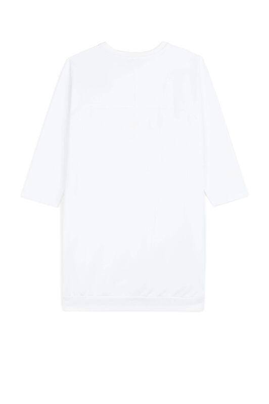 JU Tiger And Logo-Print Dress JU Tiger And Logo-Print Dress WHITE KJT115-CF042