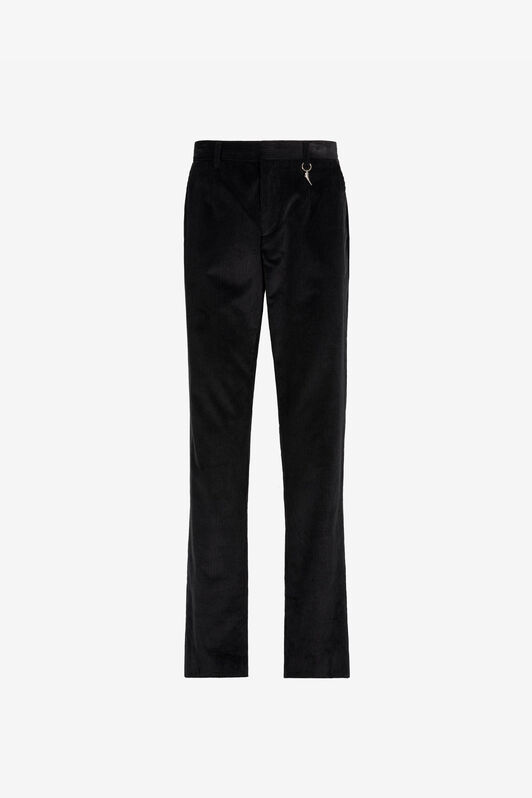 RC Tiger Tooth Corduroy Trousers Black RRT201-VL110