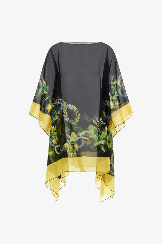 RC Roberto Cavalli kaftan with Lemon print RC Roberto Cavalli kaftan with Lemon print Black/Yellow SYI00K-2NL84