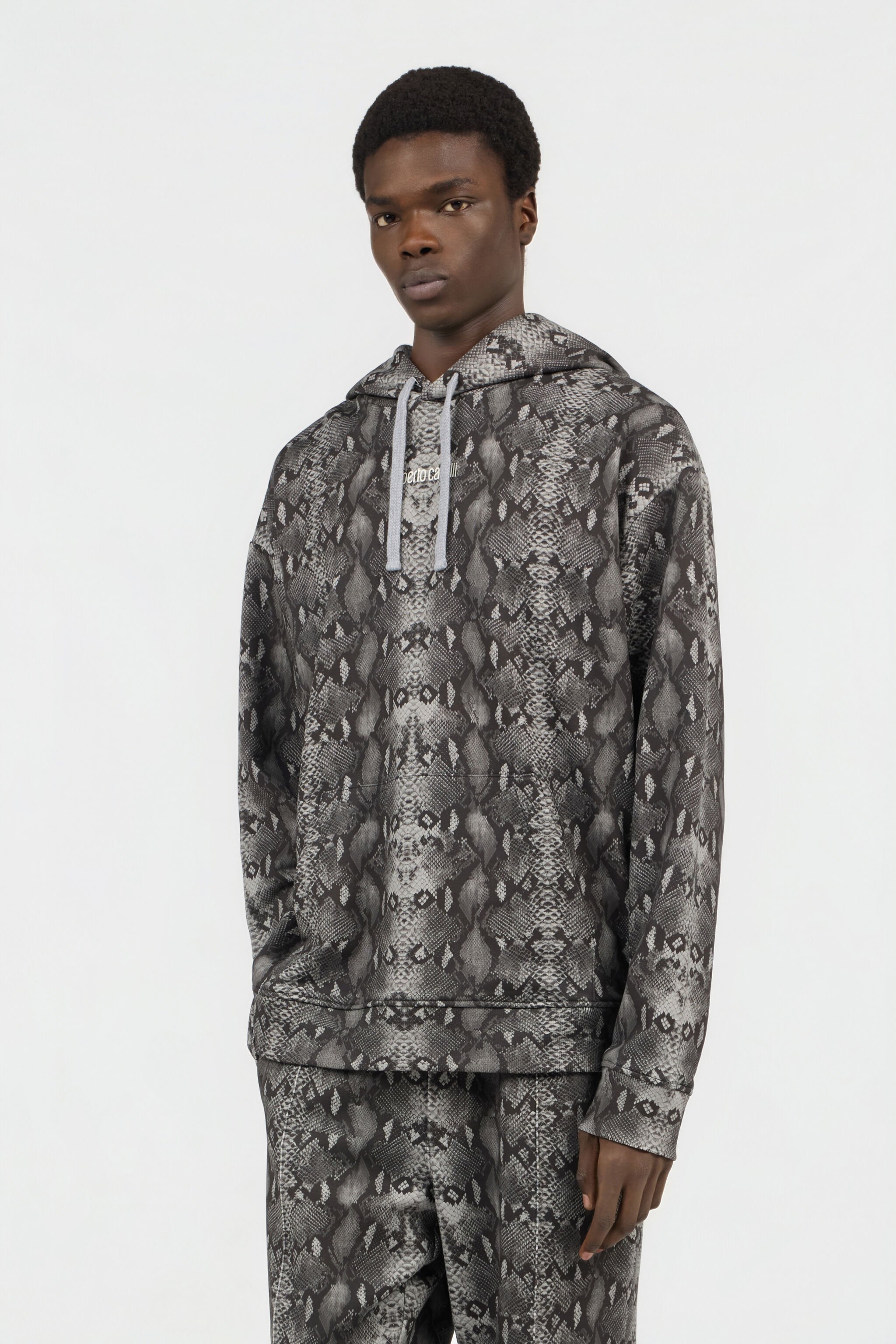 RC Python Print Hoodie Sweatshirt PYTHON DARK GREY SOT66J-CF063