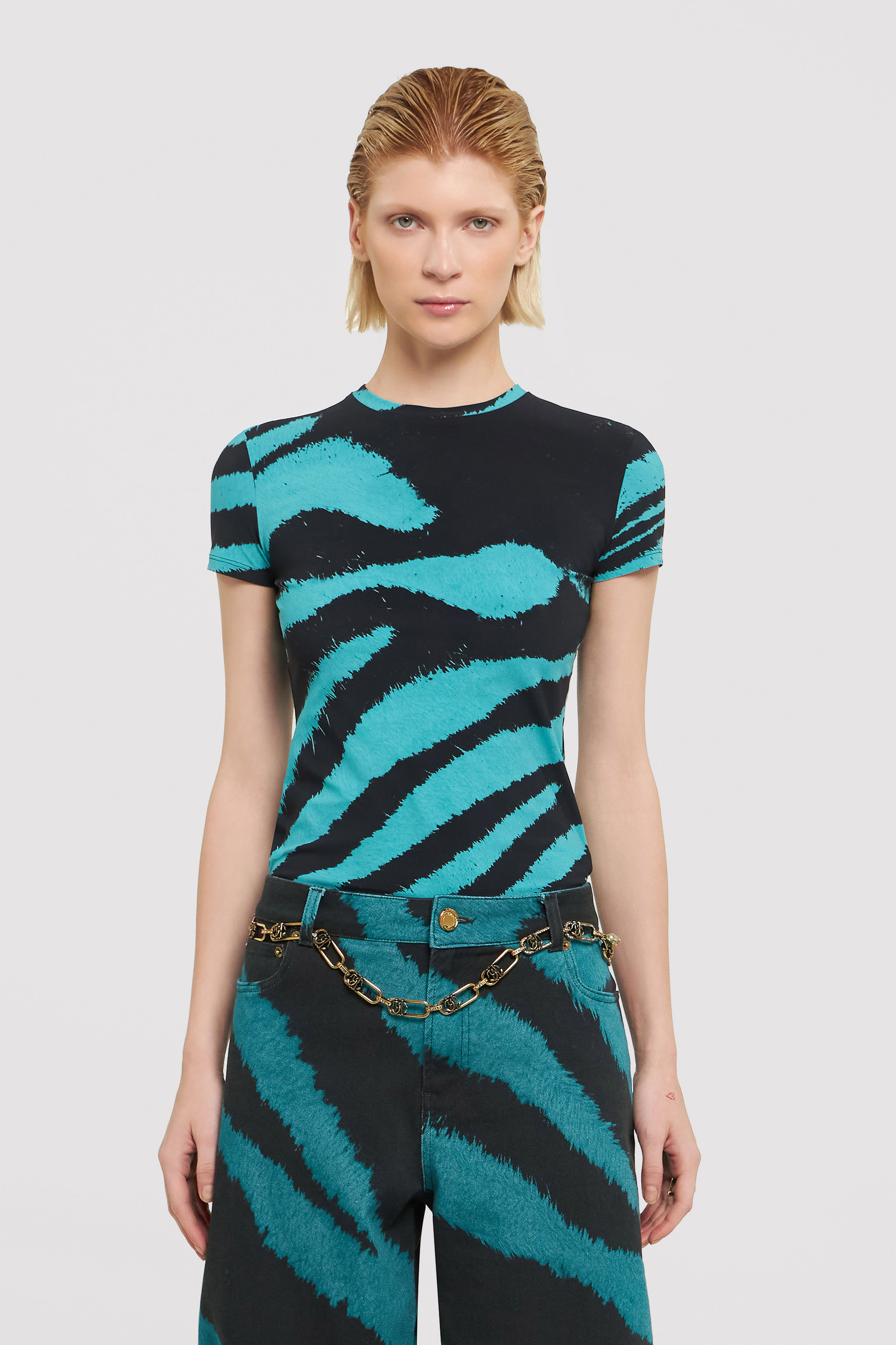 RC Camiseta con estampado Zebra Tribute Azul UWT606-OOP26
