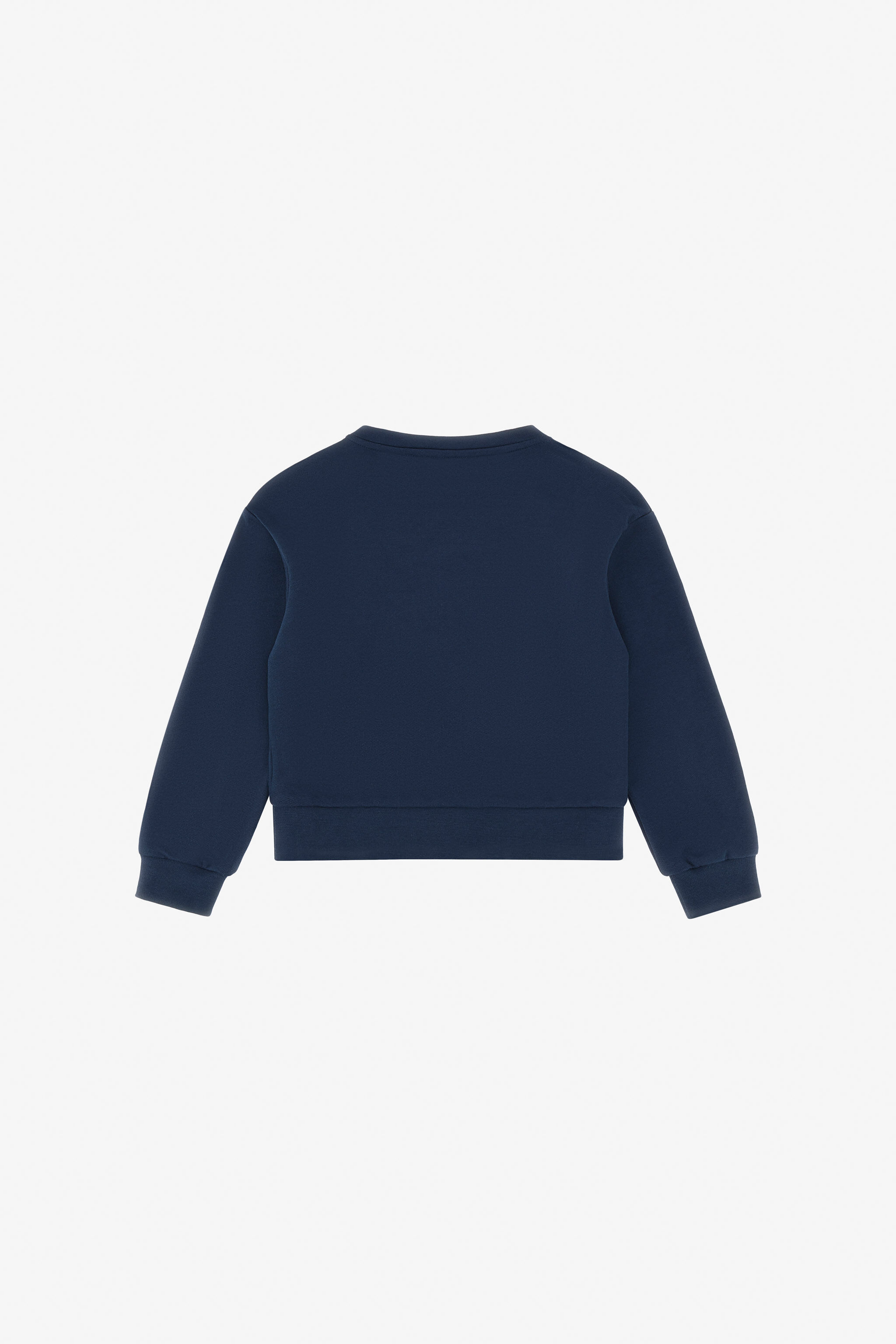 JU Sweatshirt With Golden Crest Blue TJT68I-CF050