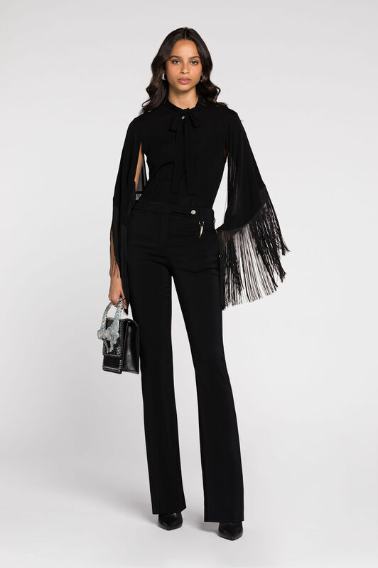 RC Pantaloni sartoriali con zanna Nero RKT203-HR002