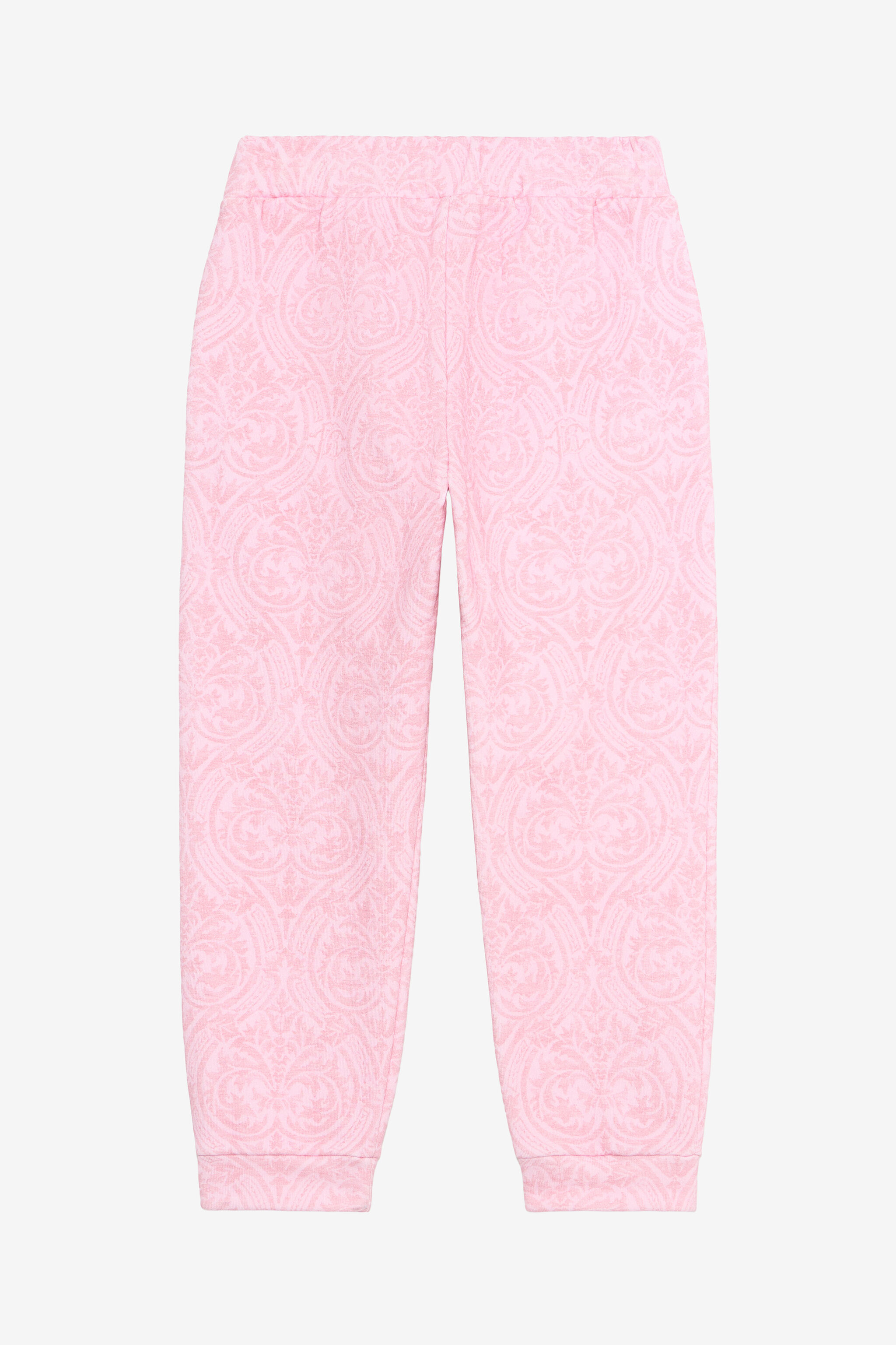 JU Baby Pink Track Pants with Floral Print BABY ROSE VJT23B-5OP28