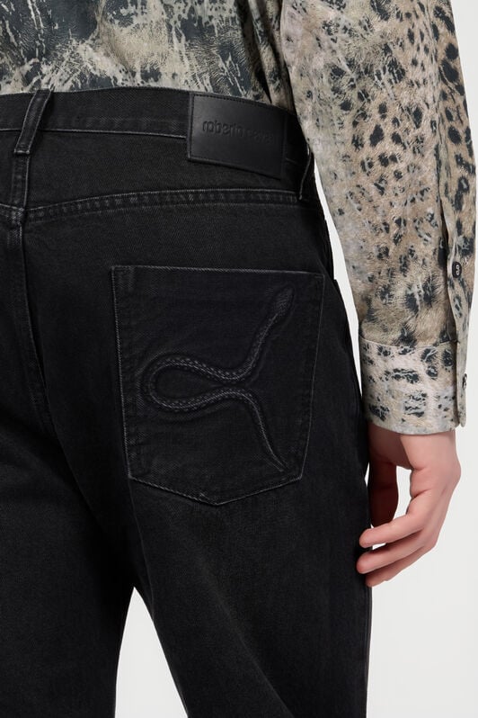 RC Black Denim Jeans BLACK XNJ207-VT034