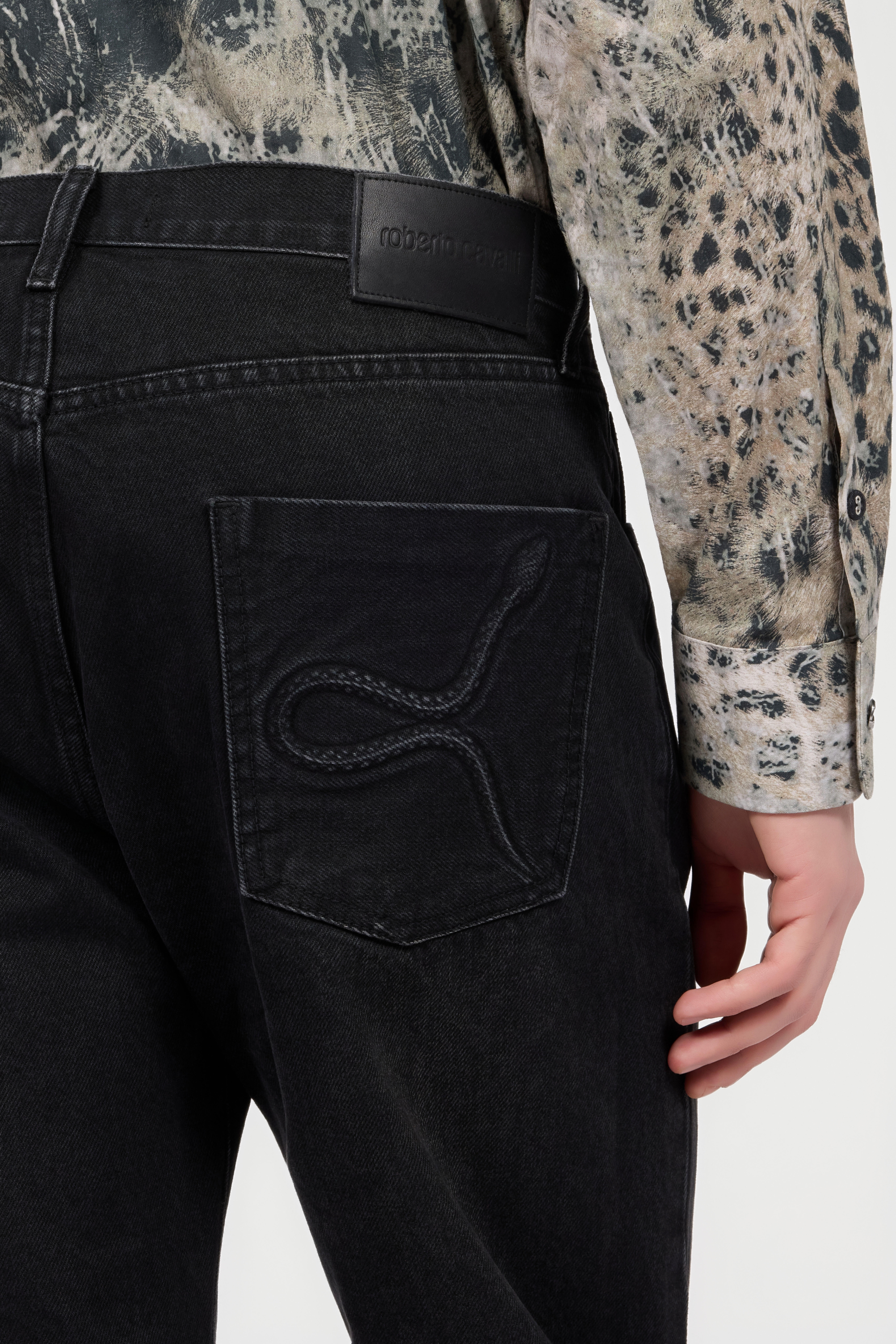 RC Black Denim Jeans BLACK XNJ207-VT034