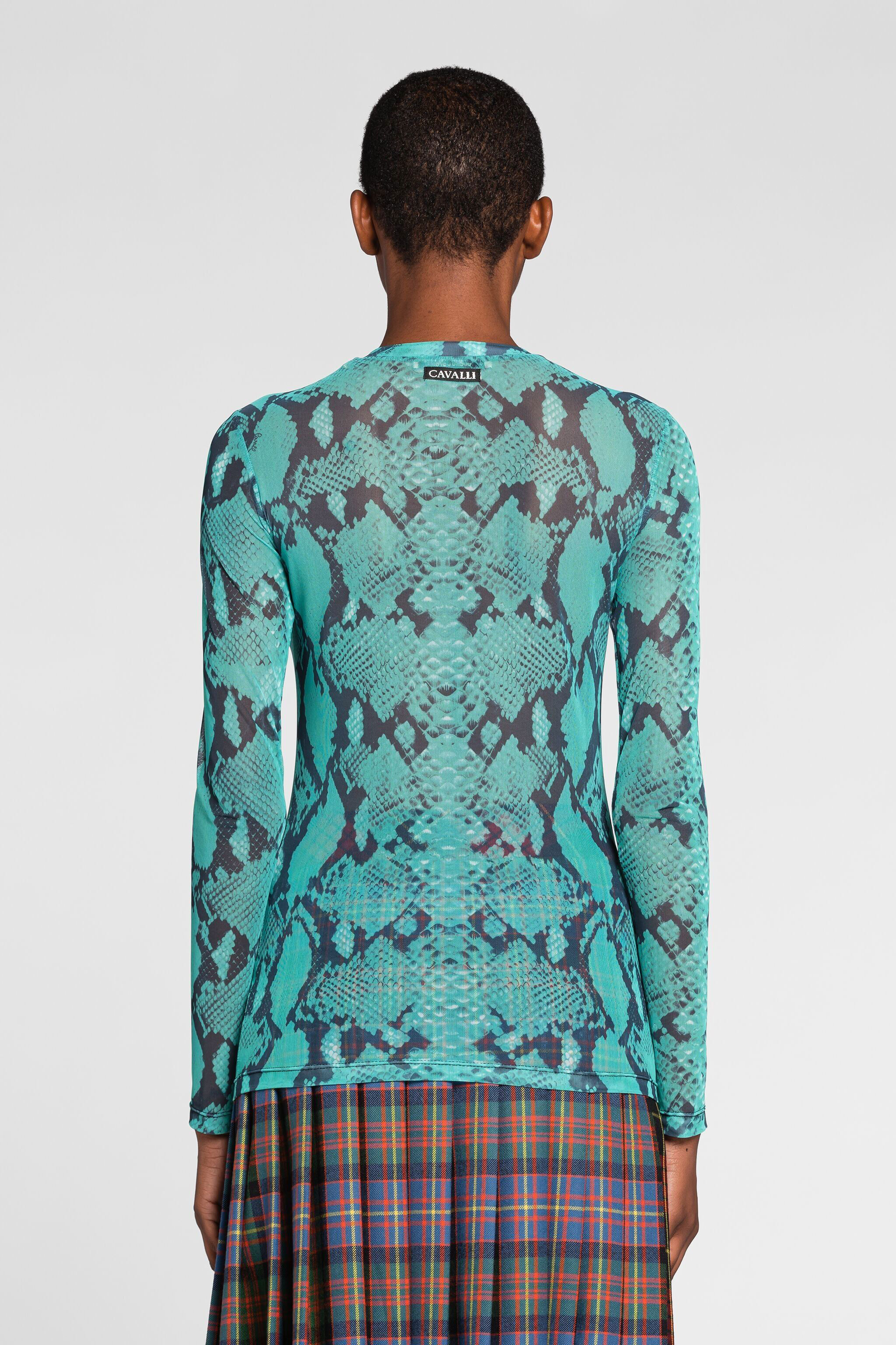 RC Rock Python-Print Top Light blue PKT60J-RSE38