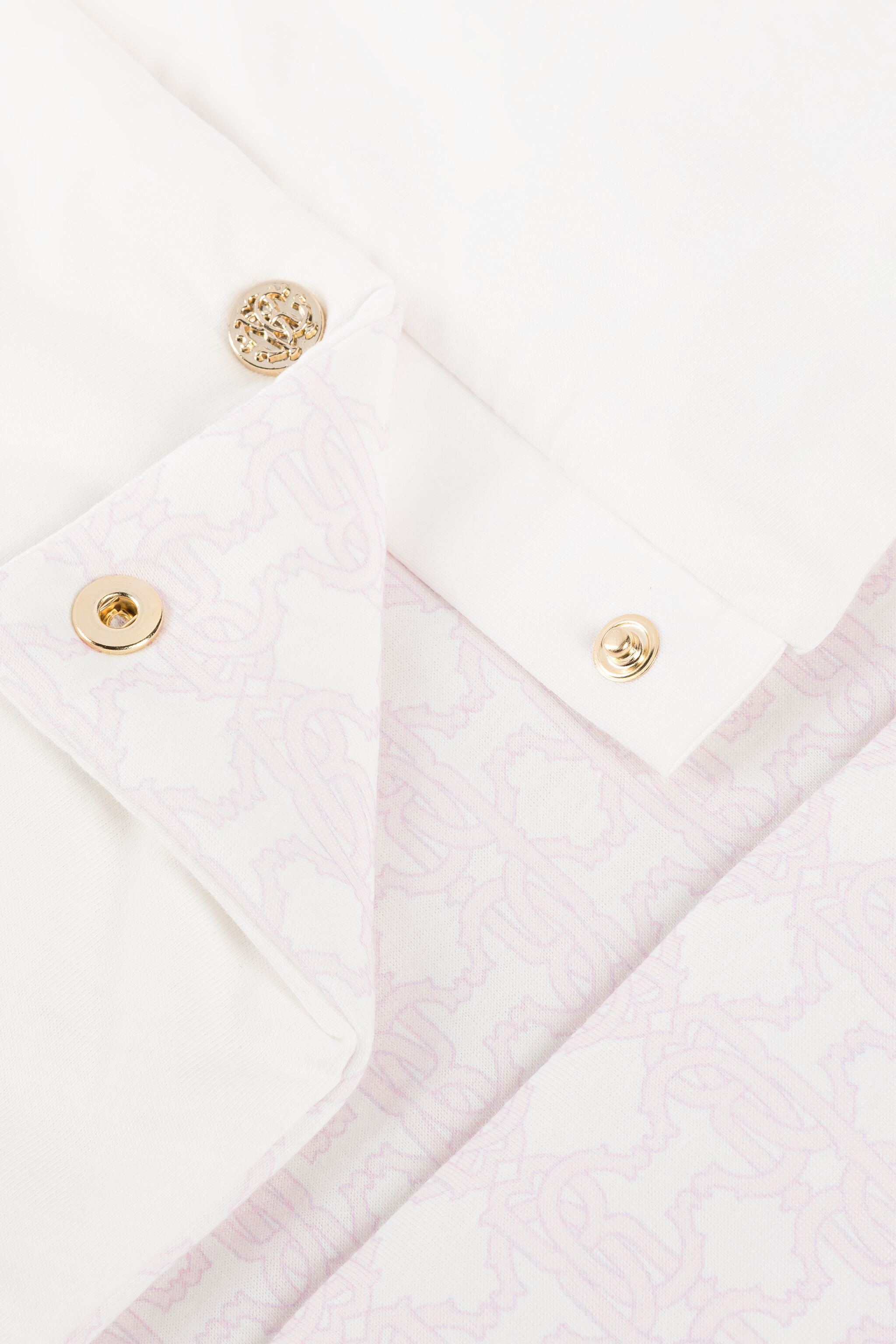 JU RC Monogram-Print Cotton Baby Nest Pink RJT841-JD001