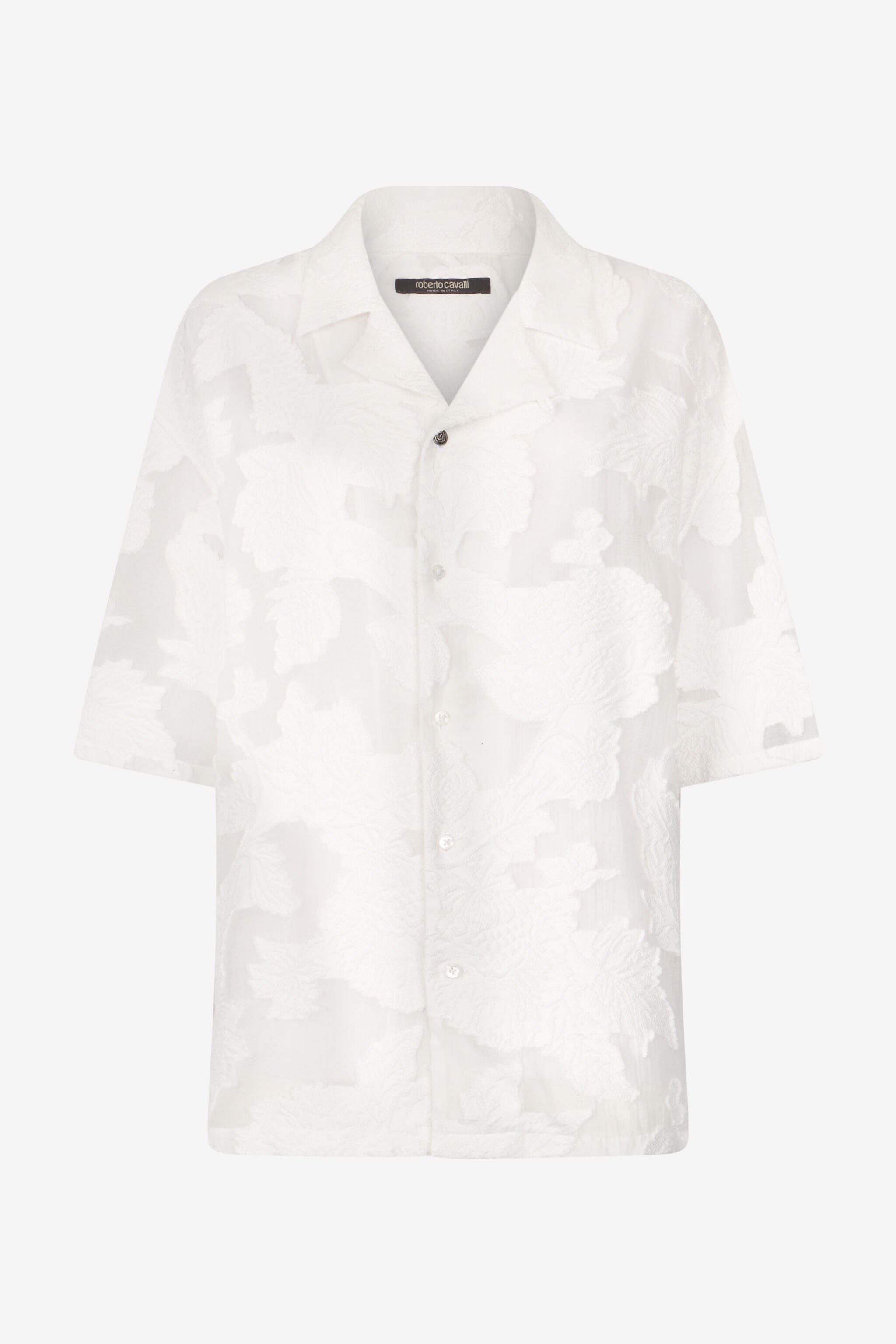 RC Bowling Shirt With Floral Pattern White URT760-FC021