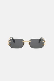 ${brand} Metal rimless sunglasses ${colorDescription} ${masterID}