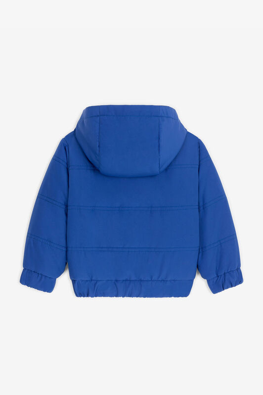 JU Giacca con cappuccio e Monogram RC Blu RJT40D-SB001