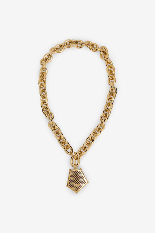RC Gold Necklace L.GOLD/WINE TWG010-AM002