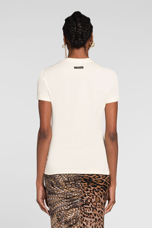 RC Logo-embroidered cotton T-shirt RC Logo-embroidered cotton T-shirt IVORY QKT60A-JD060