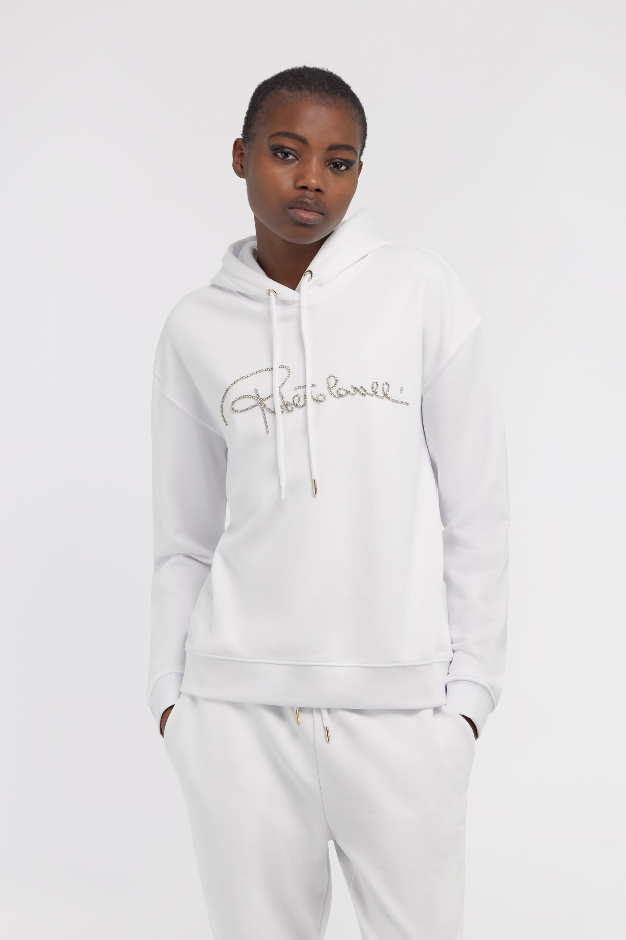 RC Sweatshirt with signature Blanc NOT68D-CF052