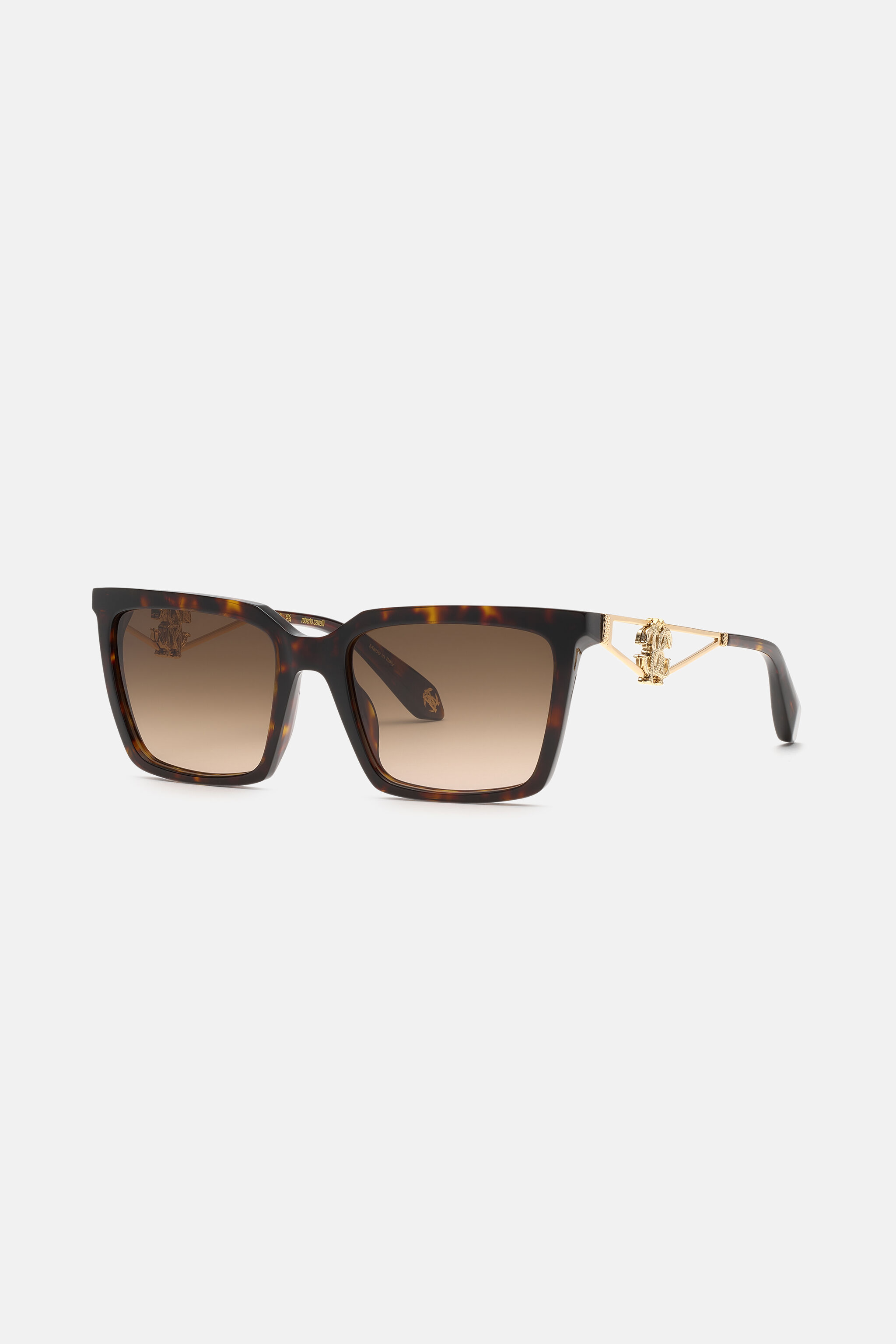 RC Sunglasses with acetate front combined with metal temples SHINY BROWN/YELLOW H VALD12-ID250