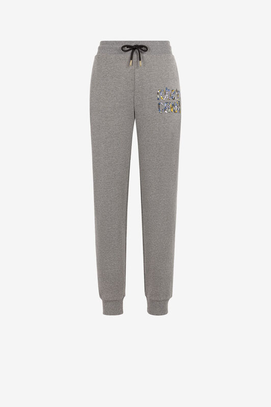 RC Logo-Print Cotton Sweatpants RC Logo-Print Cotton Sweatpants Gray JST23B-CF050
