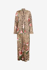 RC Jaguar Roses Print Dress NATURAL XQT126-JRT24