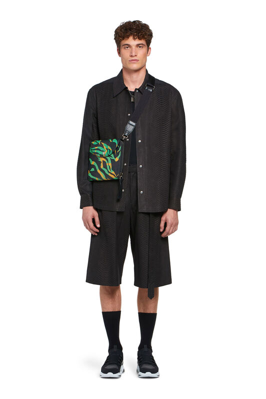 RC Python skin Bermuda shorts BLACK IMP210-UC059