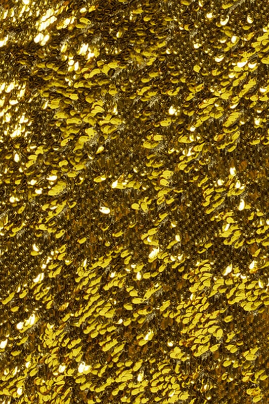 RC Midi Skirt with Gold Sequins YELLOW WQT306-FT014