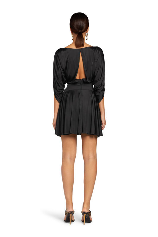 RC Draped mini dress Black MQT104-JE057