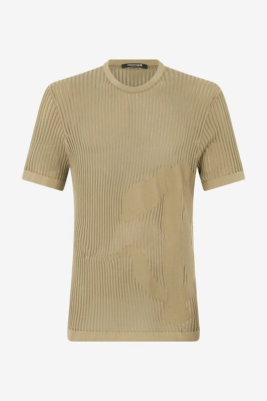 RC T-Shirt In Maglia Traforata RC T-Shirt In Maglia Traforata Marrone chiaro URM601-MG001