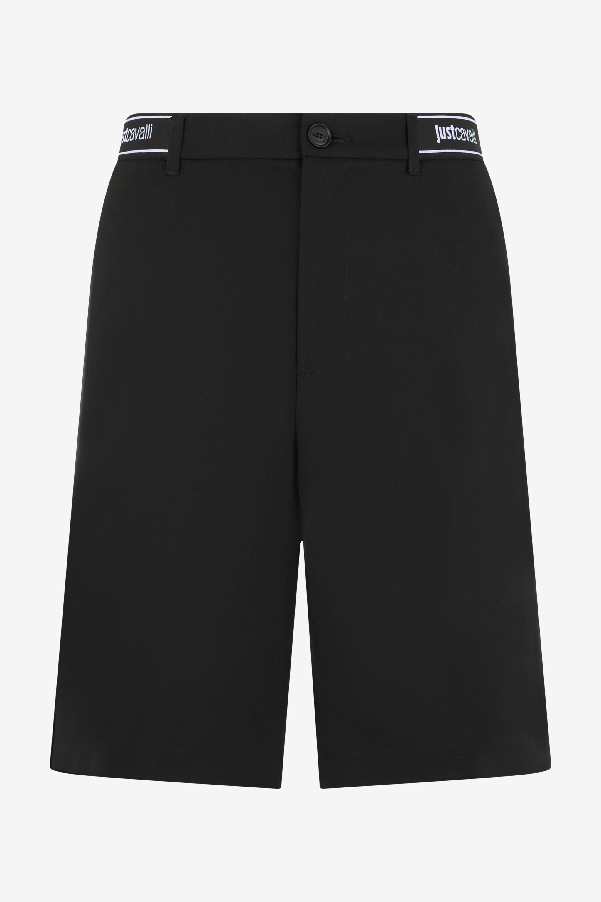 JC Schwarze Bermuda-Shorts Mit Logo BLACK WFT017-WF044