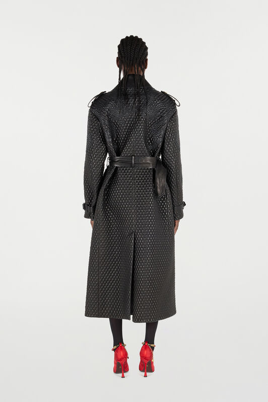 RC Long Trench Coat with Dragons RC Long Trench Coat with Dragons Black VQP501-PN003
