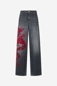 ${brand} Jeans Con Ricamo E Paillettes ${colorDescription} ${masterID}