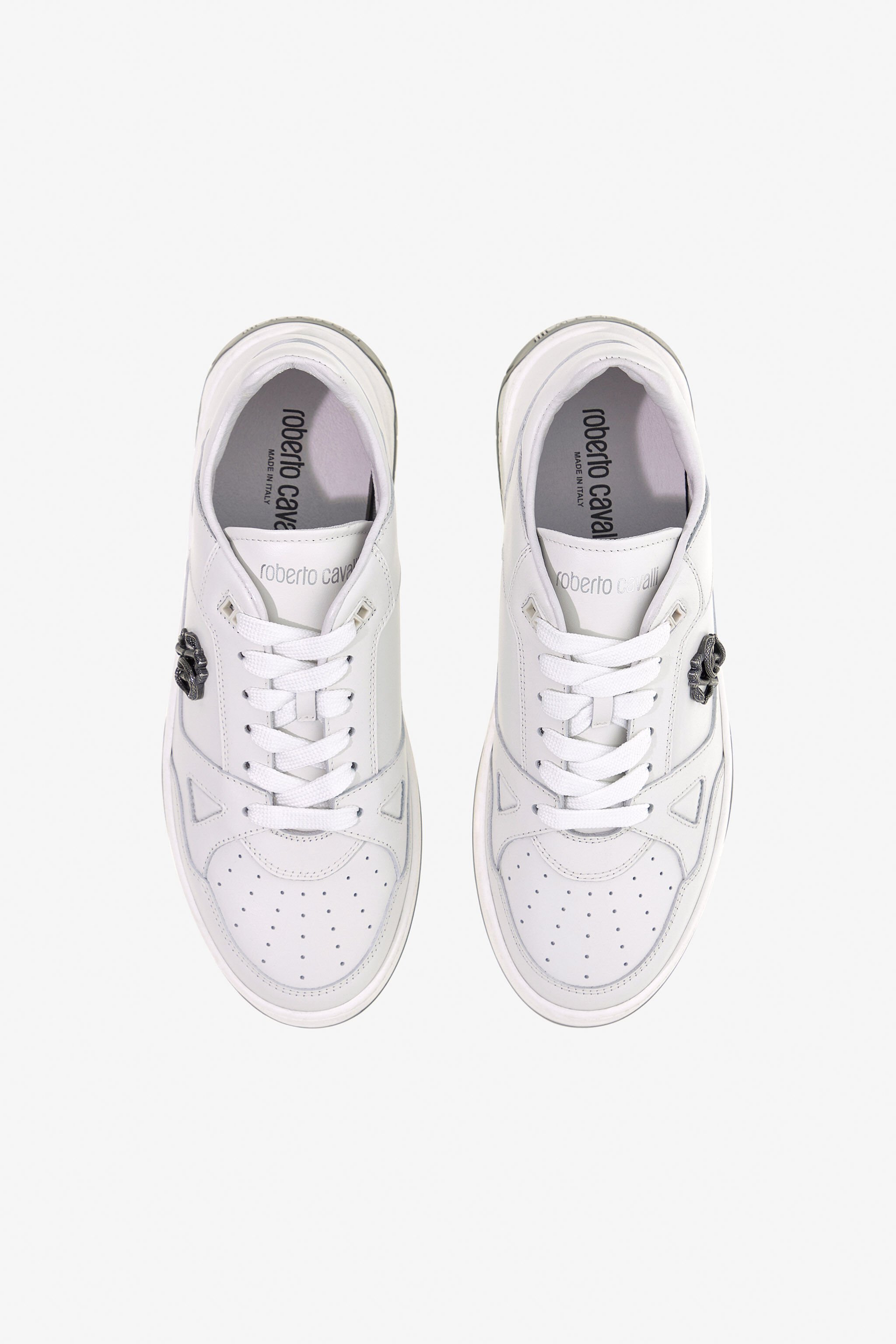 RC Low-Top Sneakers White/antique nikel SRS044-PZA90